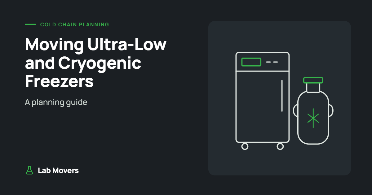 Moving Ultra-Low and Cryogenic Freezers: A Planning Guide